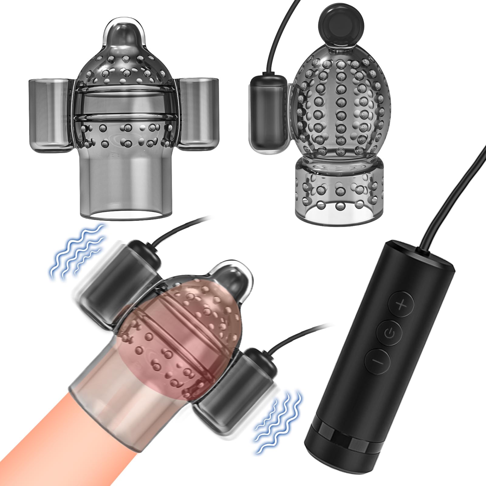 Amazon.com: Male Vibrator Sex Toys for Men- Male Masturbator Penis Training  Vibrator Set, Rechargeable Hands Free Penis Vibrators with 7 Vibration  Modes, Adult Sex Toys for Penis Glans Stimulation : Health &