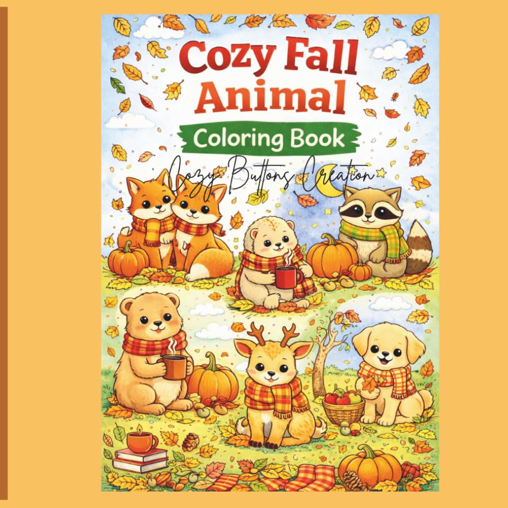 Cozy Fall Coloring Book