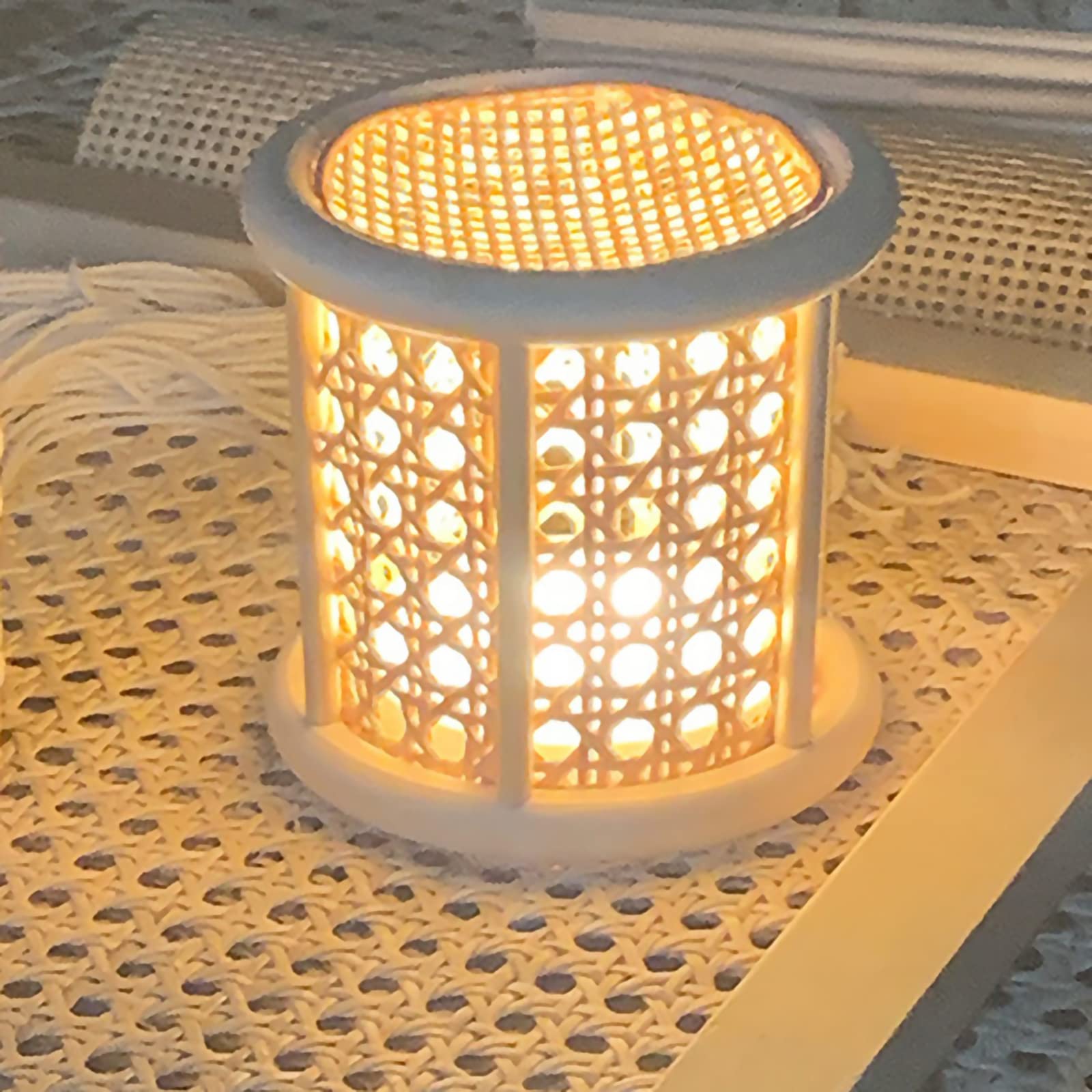 Plastikowa wiklina rattanowa, rolka rattanowa, materiał tkacki, rattan, tkactwo, DIY, ręcznie robiony, prawdziwy rattanowy stół i krzesło, szafka, drzwi, akcesoria meblowe (rozmiar: 60 x 100