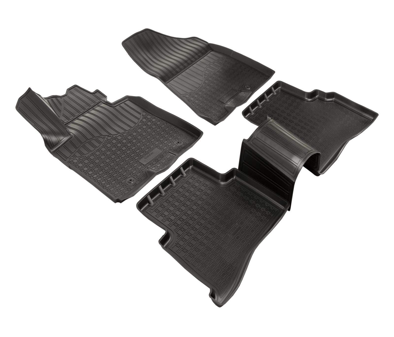 MOTOS Auto-vloermatten van rubber voor Hyundai ix35 I 2009-2015 Verbeter uw reiscomfort met Anti-Slip Mat Car No.77- Vloermatten voor alle weersomstandigheden, bescherming tegen vuil