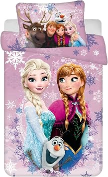 Disney Frozen Cot Bedding Frozen Anna Elsa Pillow Duvet 100 x 135 cm