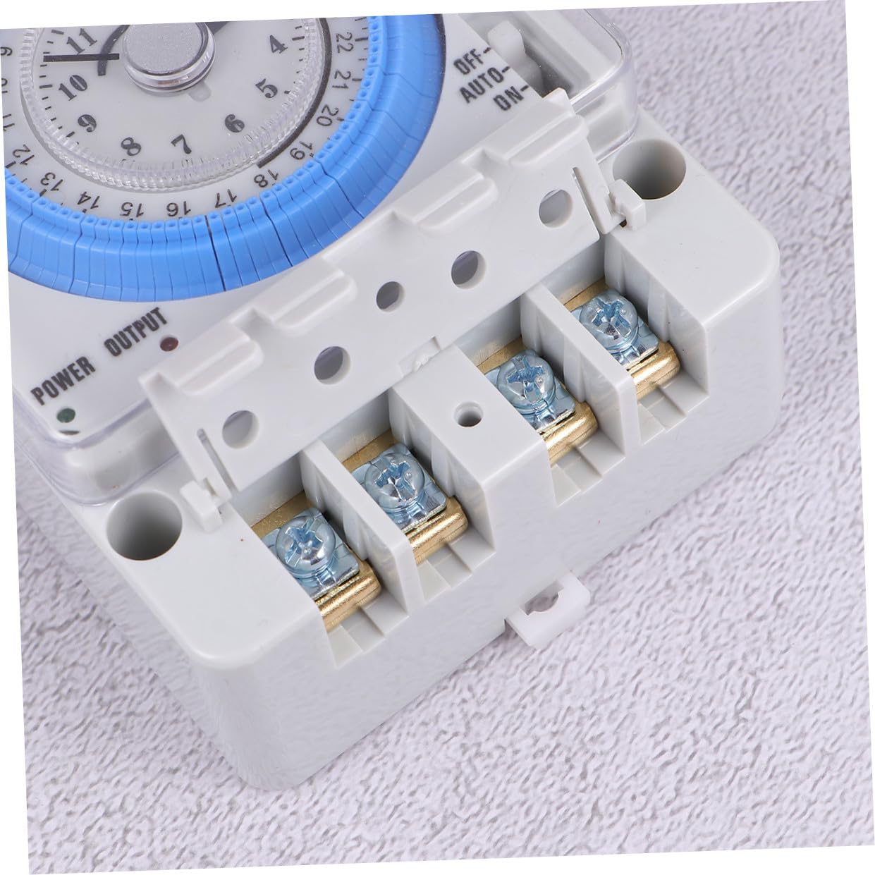 VANZACK Mechanischer Zeitschalter Dc Präziser Manueller Countdown Timer Tragbarer Mechanischer Schaltuhr für Küche und Industrie Einfache Bedienung Langlebig Energiesparend