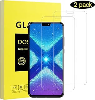 DOSMUNG Cristal Templado Honor 8X, [2-Unidades] Cristal Vidrio
Templado[9H Dureza] [Anti-Golpe ] [Anti-Huellas] Protector Vidrio
Templado para Huawei Honor 8X : Protectores de pantalla