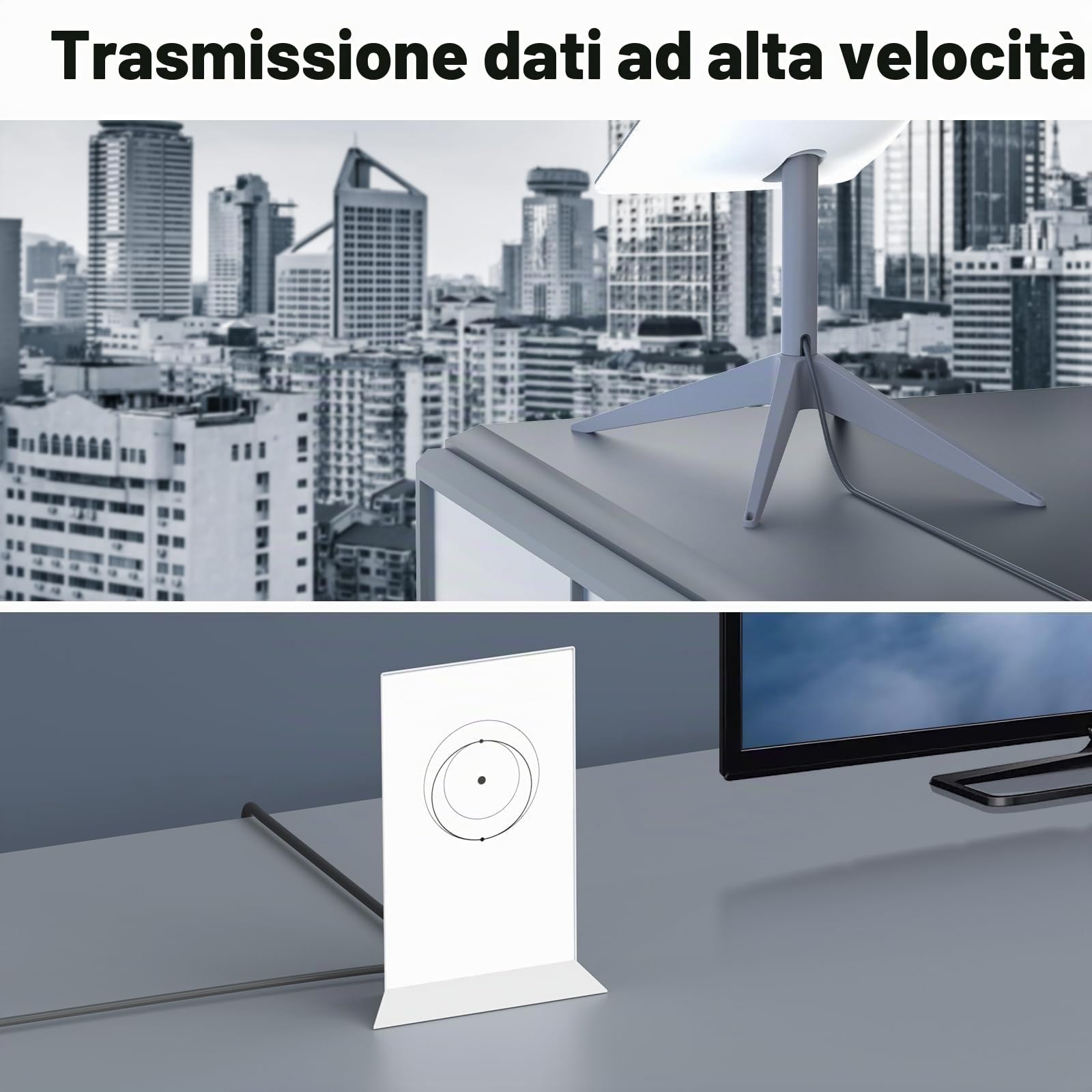 Bingfu Cavo Prolunga Rricambio per S*tar*link V2 Gen2 Parabola Satellitare - Trasmissione ad Alta Velocità e Cavo di Prolunga Anti-interferenza Migliorato per S*tar*link Gen 2, 15 Metri