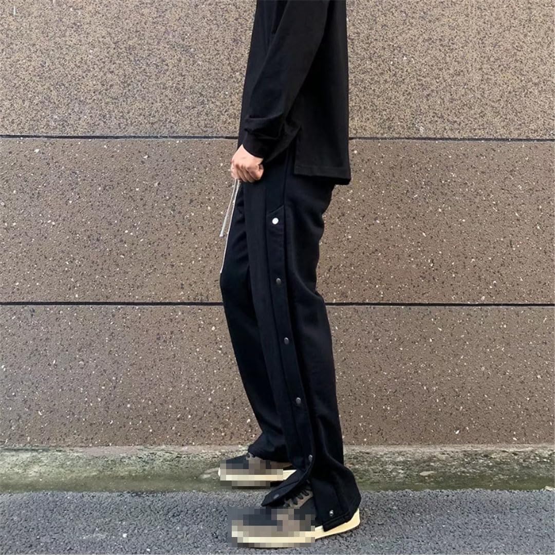 Vogrtcc Pantalones Casuales para Hombres Pantalones Ajustados con Cintura Elástica Y Bolsillos