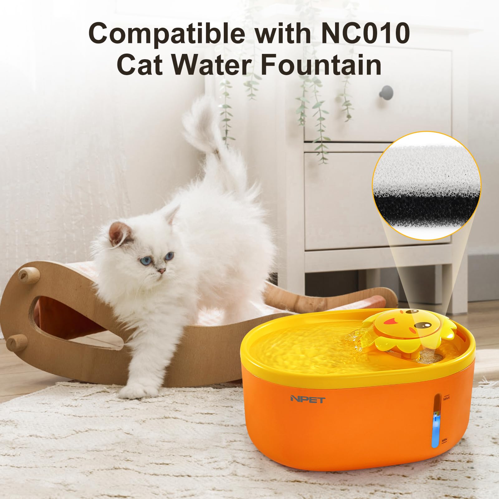 ⭐️キャット ウォーター ファウンテン フィルター 交換用 NC010 用 Amazon | NPETキャットウォーターファウンテンフィルター交換用