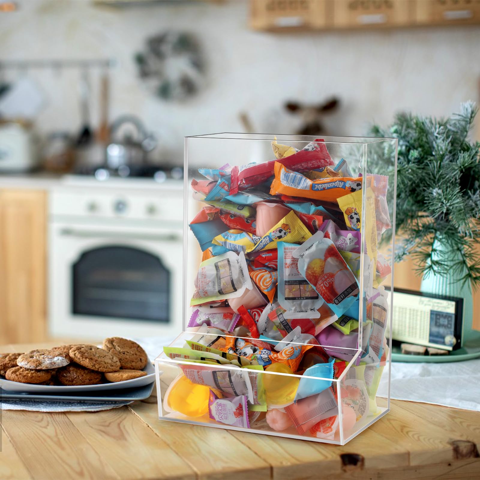 Clear Storage Bins SimplyImagine Acrylic Triple Divided Wall Toy