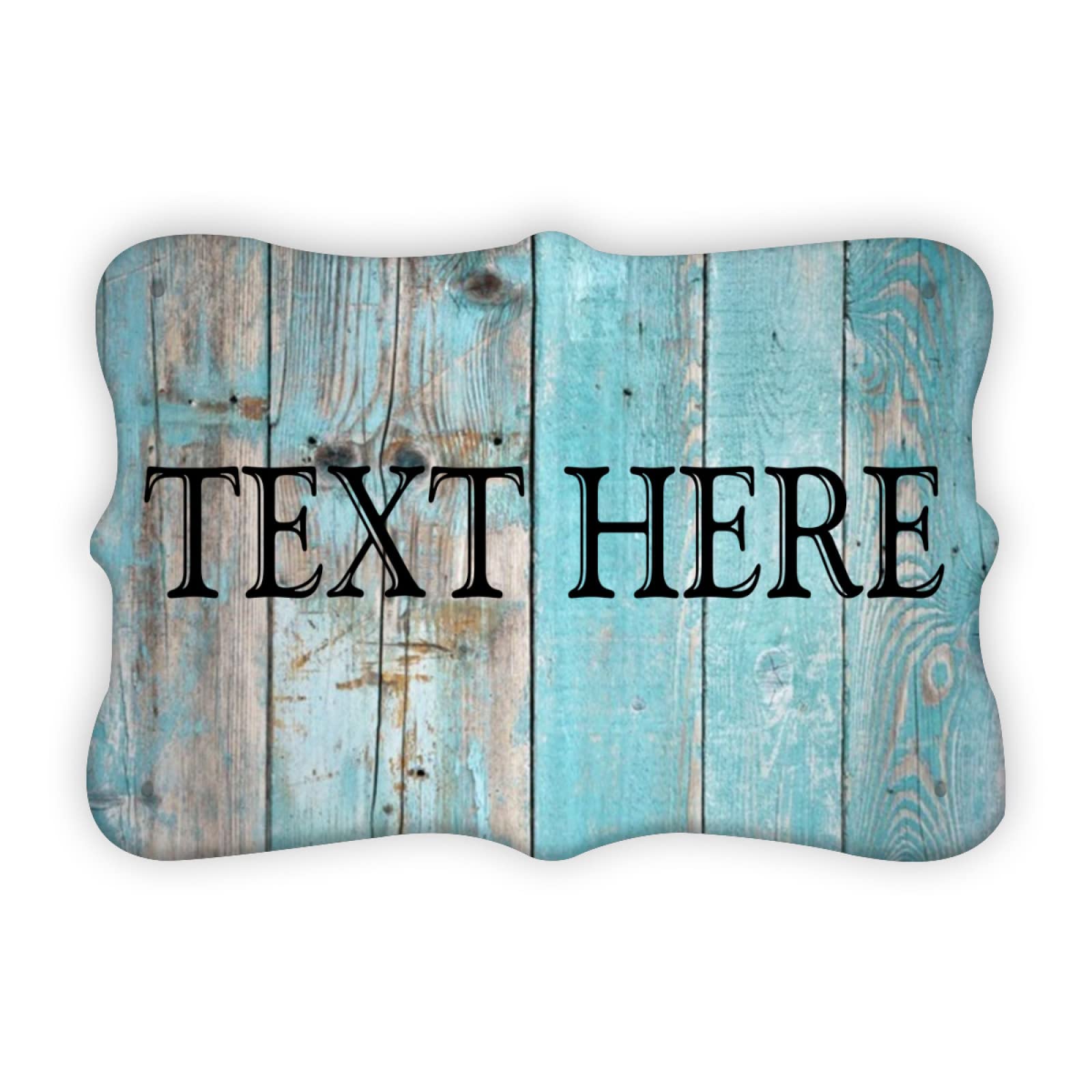 DJNGN Personalised Wooden Sign with Your Image Text,Custom Welcome Wooden Plaque Wall Hanging for Bar Man Cave Club Outdoor Home Decor Wedding Birthday Gift