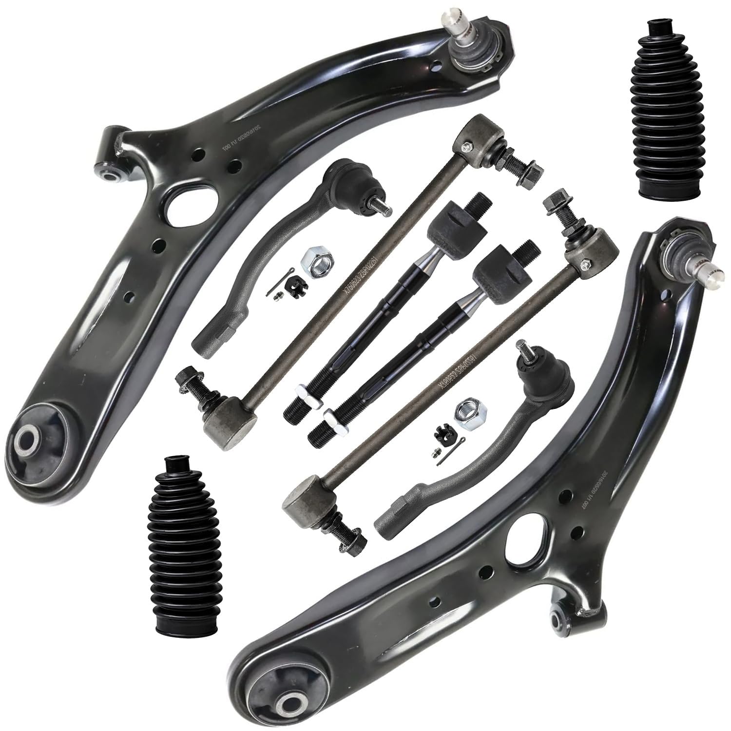 Detroit Axle - 10pc Front End Suspension Kit for 2012-2017 Kia Rio