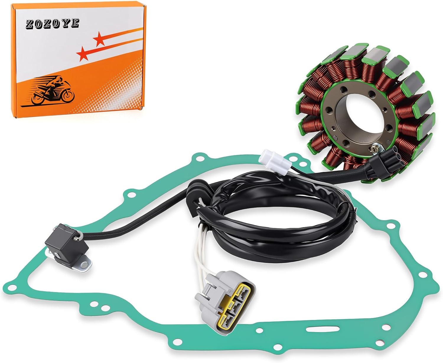 Generator Stator w/Gasket For Yamaha Grizzly Kodiak 700 YFM700 2016-2018 B16-H1410-00-00