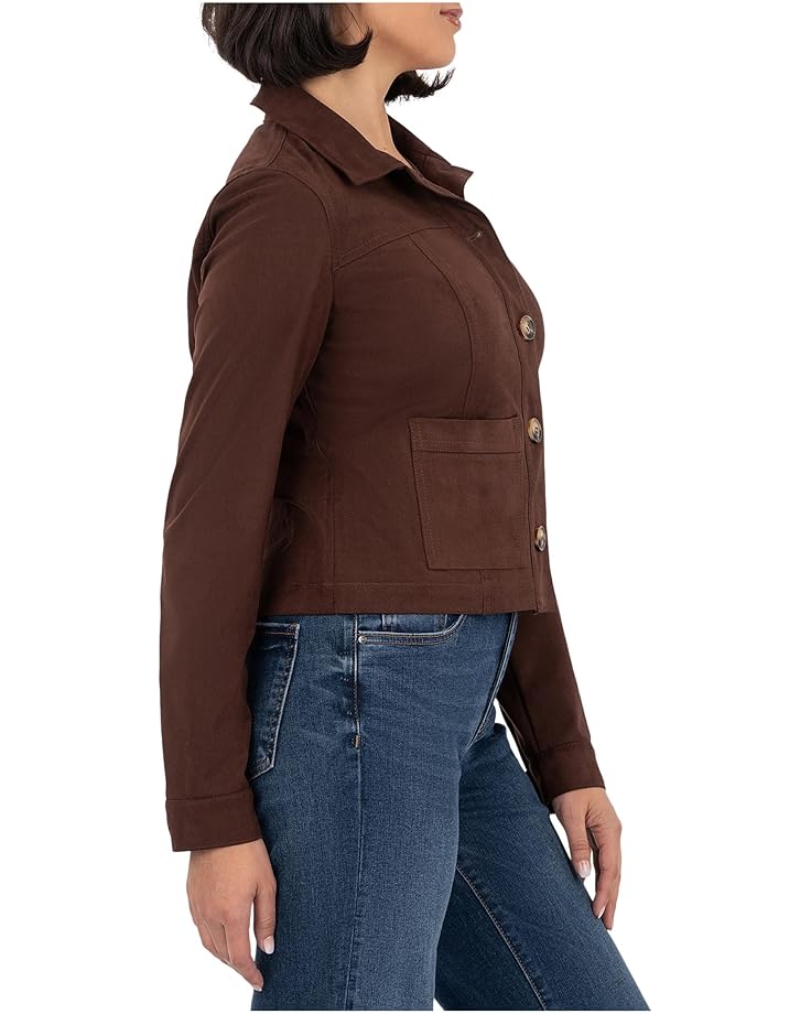 KUT from the Kloth Matilda - Crop Trucker Jacket w/ Patch Pockets - #2 of 4