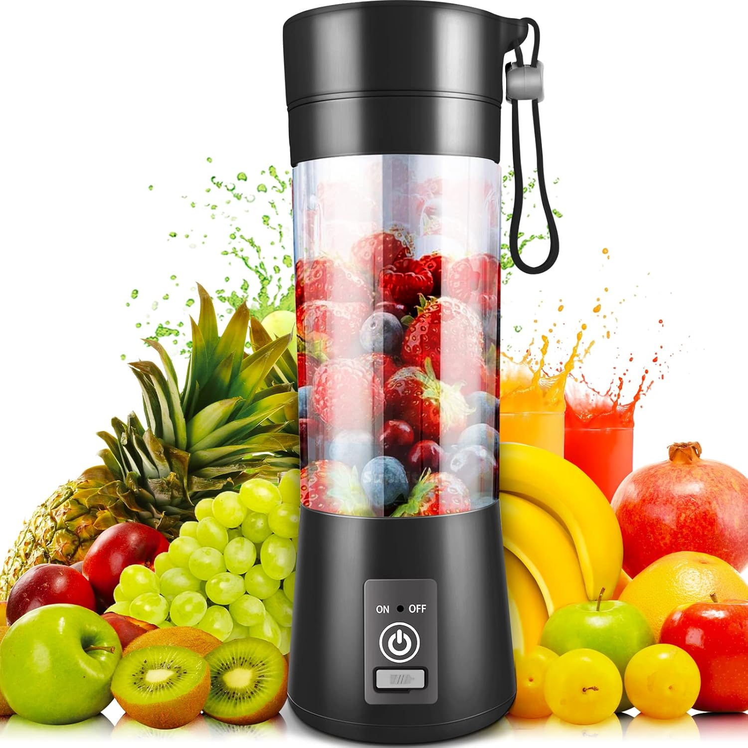 Innefier Handheld Portable Blender UK, Mini Blender for Smoothies