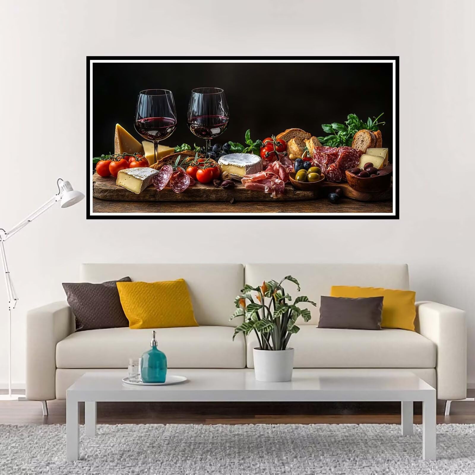 Pintar por Numeros Grande Alimento, Cuadros para Pintar por Numeros Espíritu, Kit Manualidades Adultos Pinturas Acrílica, Paint by Numbers para Decoración de Casa Regalo 60x120 cm sin Marco-YH242
