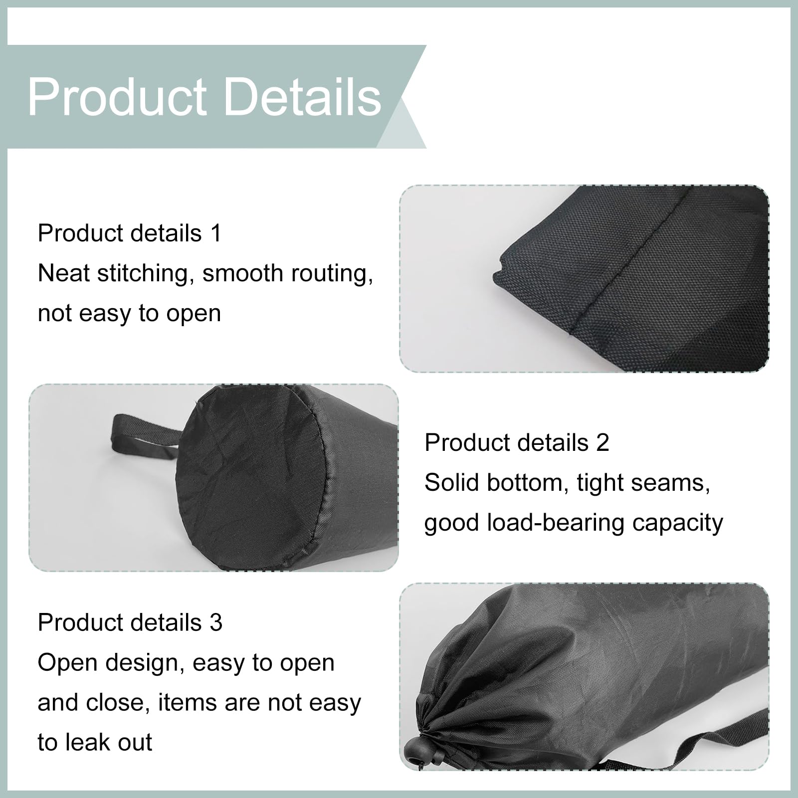 Bolsa para Trípode, Funda de Trípode Ligera, Bolsa de Transporte para Trípode, Estuche Liviano para Trípode, Bolsa de Transporte con Cordón para Soporte de Luz, Soporte de Brazo y Trípode
