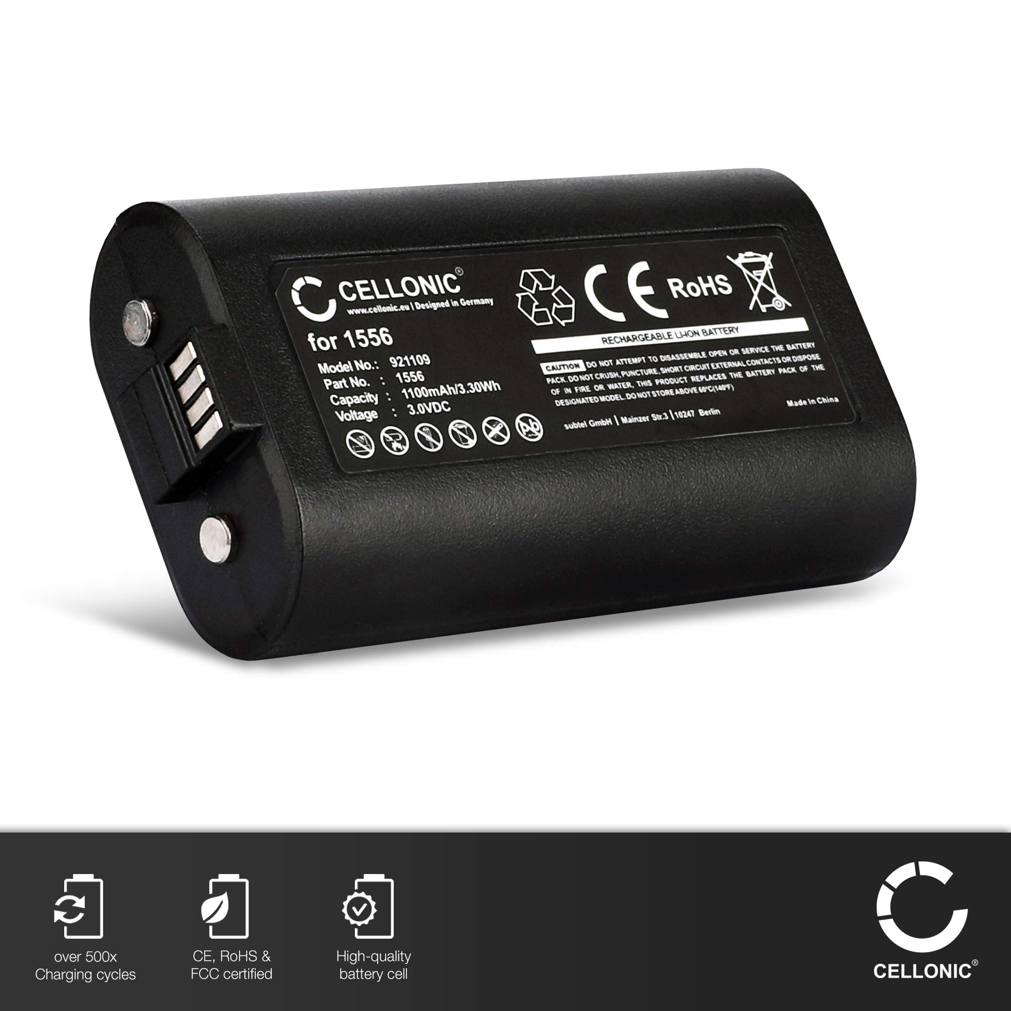 CELLONIC Batteria 1556 compatibile con Microsoft Xbox Series X, Series S/One Controller Ricambio da 1100mAh per controller console giochi palmare