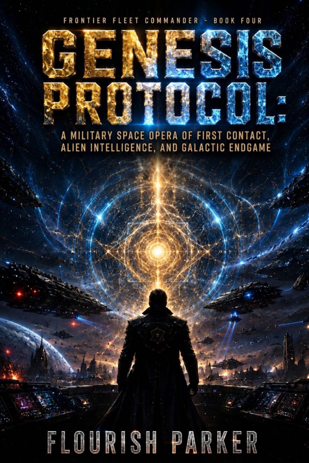 GENESIS PROTOCOL: A Military Space Opera of First Contact, Alien Intelligence and Galactic Endgame (Frontier Fleet Commander)