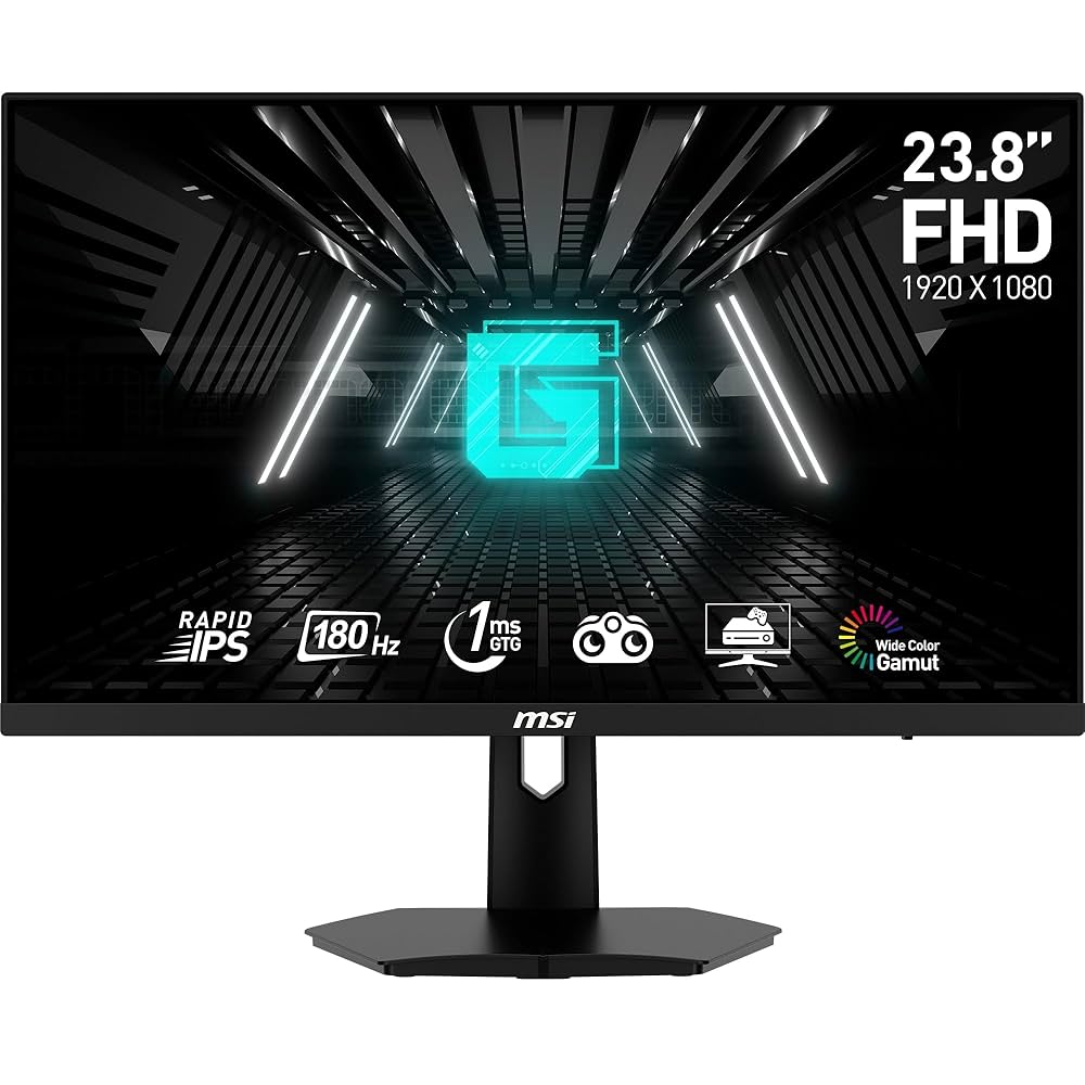 MSI G244F E2 23.8インチ FHDゲーミングモニター MSI G244F E2 ekran PC 60,5 cm (23.8