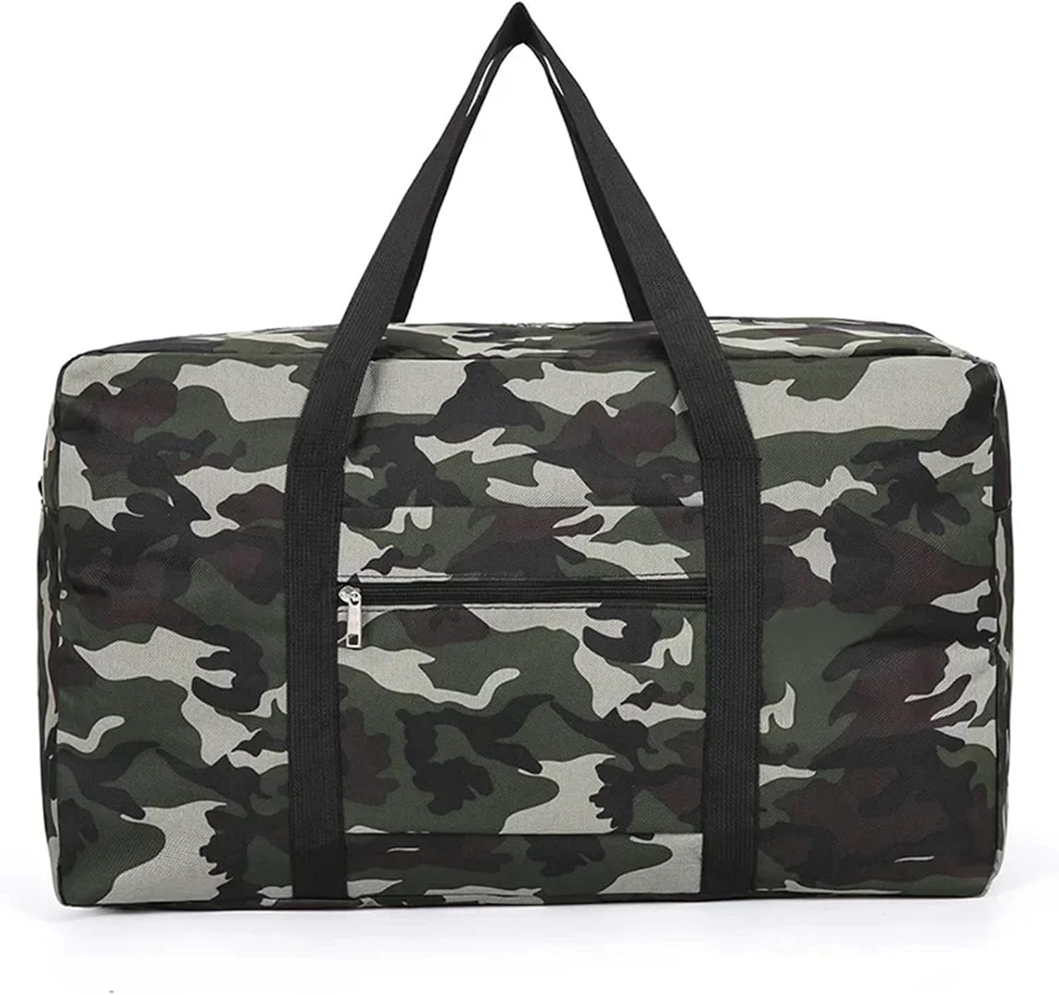 Heavy Duty 1PC Large Capacity Oxford Cloth Handbag for Moving and Packing, Student Clothing Storage Bag(Medium Green)