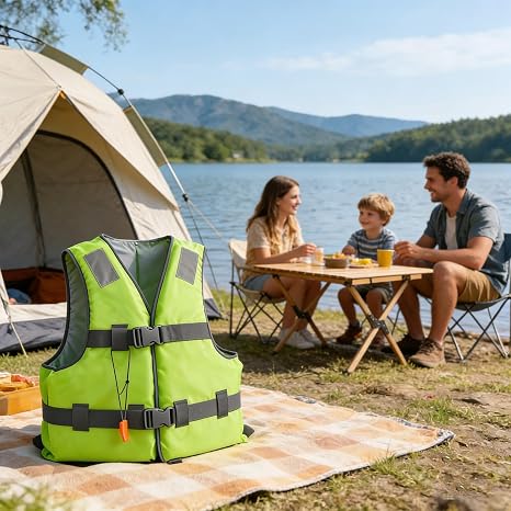 Veste De Flottaison Kayak Adulte – Tissu Oxford 600D, Mousse EPE, Poches Multiples, Sangles Ajustables, Pour Paddle, Canoë, Bateau