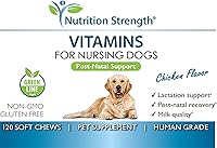 Vista 6 de Vitaminas para perros lactantes para apoyar la lactancia y la recuperación posnatal, promover la calidad de la leche y cachorros saludables