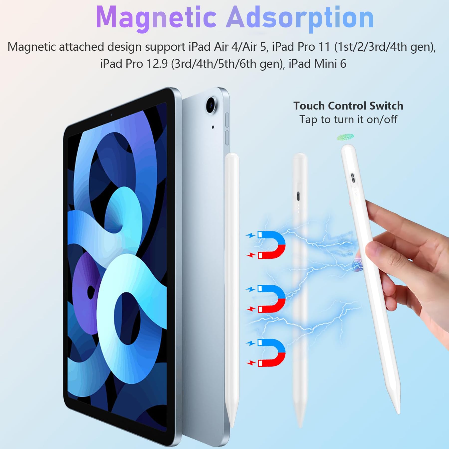 Amazon.in: Buy Stylus Pen for iPad 9th&10th Gen Pencil with Palm 