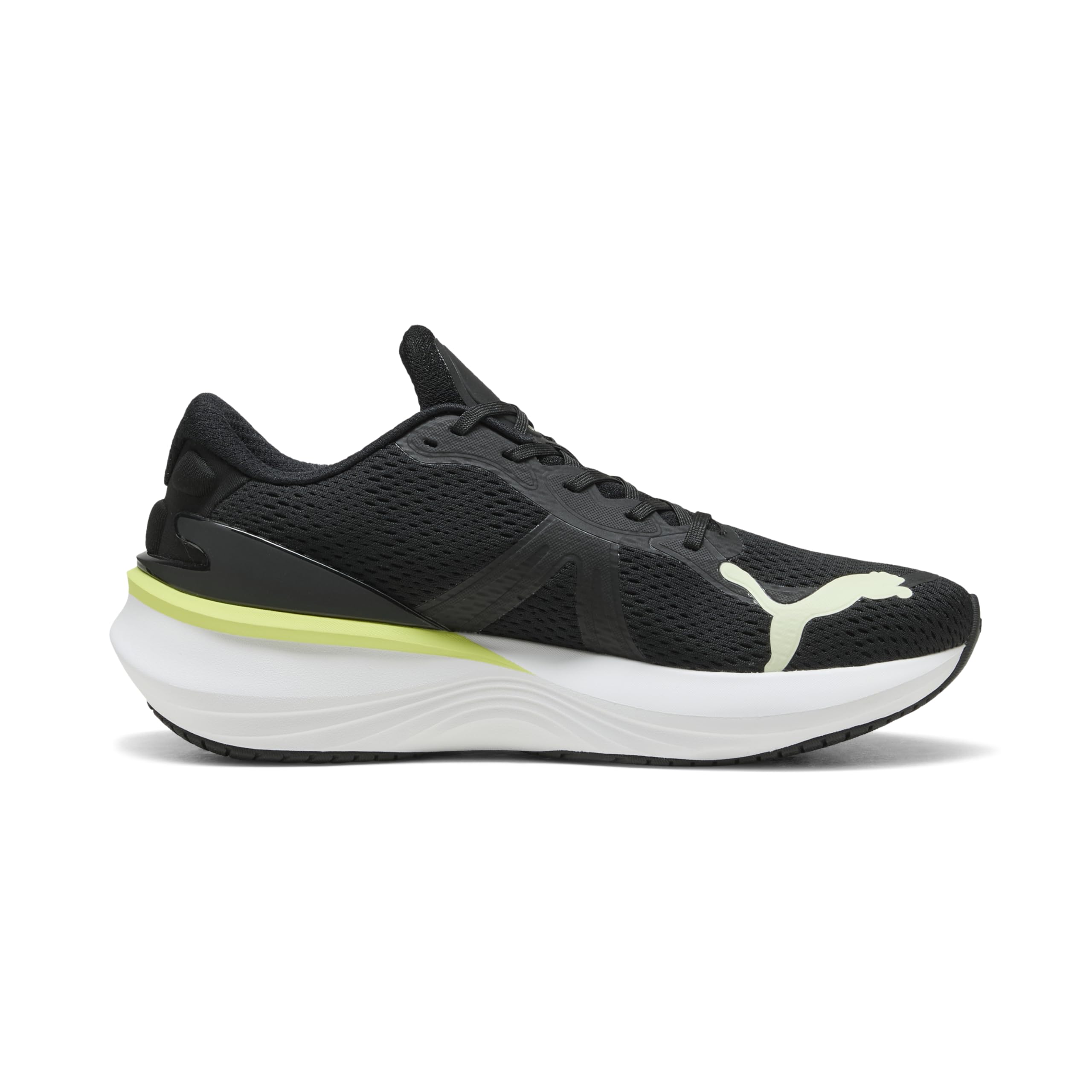 Puma Unisex SCEND PRO 2 Straßen-Laufschuh, Black-Apple Spritz-LUX Lime, 41.5 EU, Puma Black Apple Spritz Lux Lime, 42.5 EU