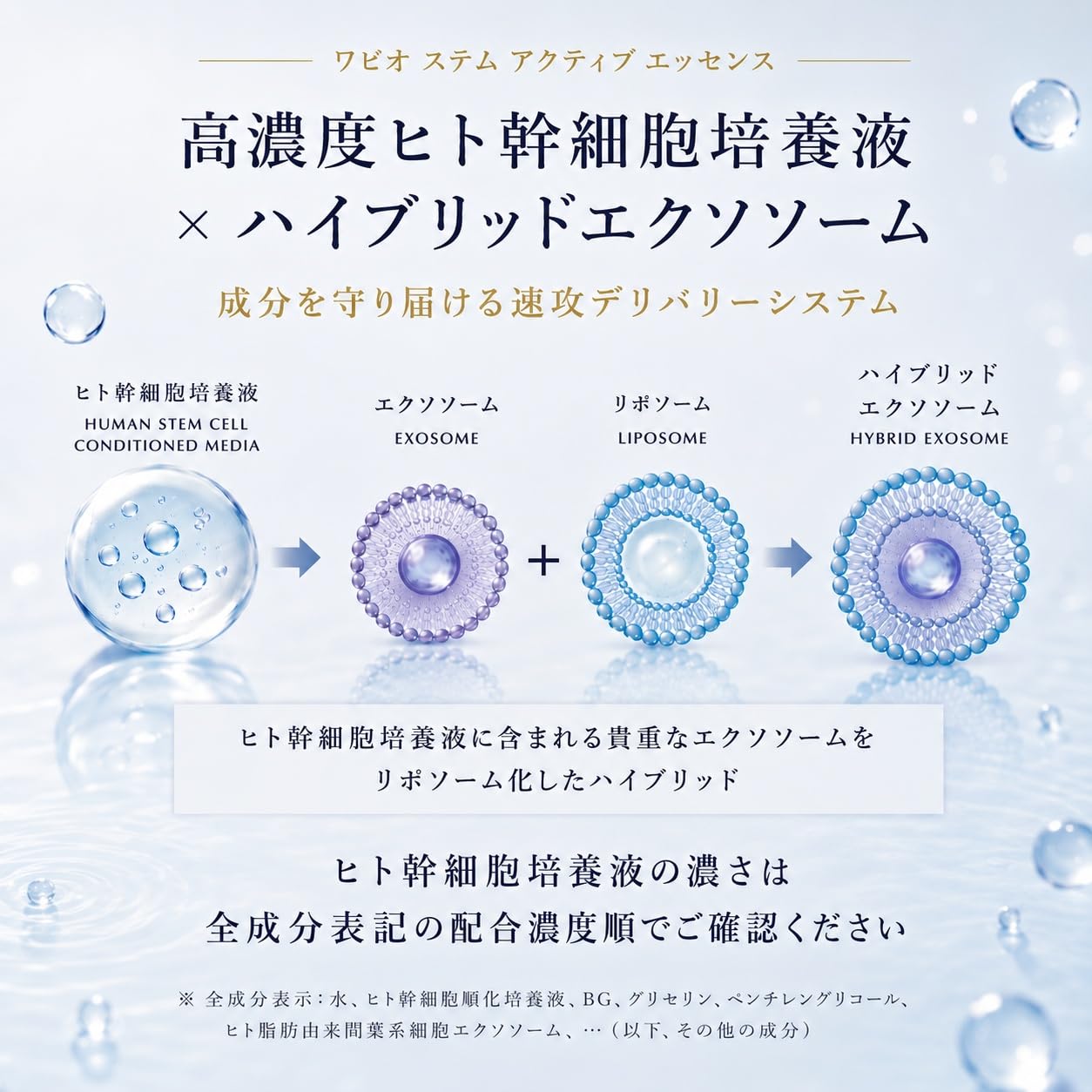 Amazon.co.jp: 【ヒト幹細胞美容専門ブランド】 ワビオ エクソソーム