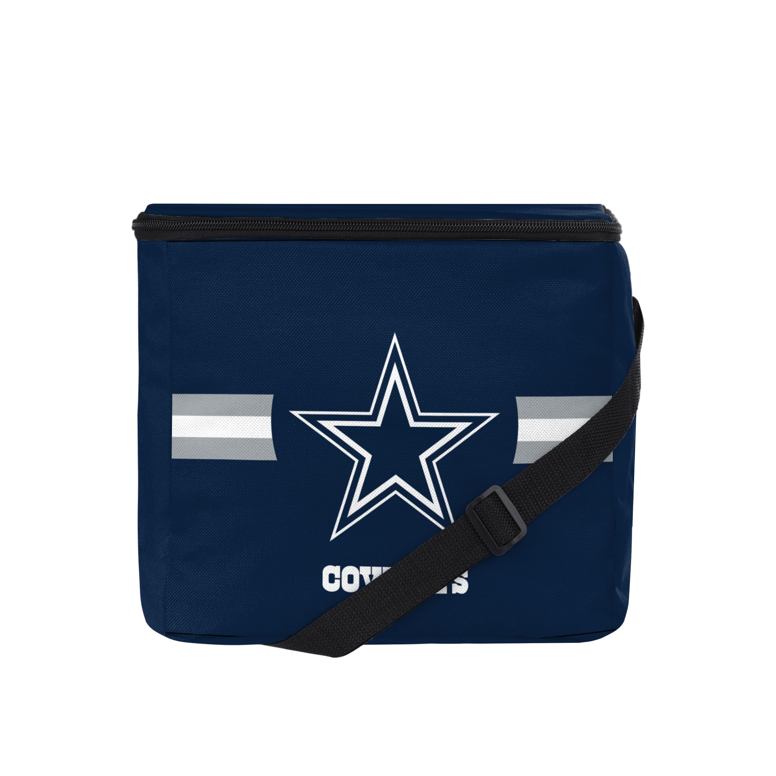 FOCO NFL Officially Licensed Primary Logo Team Stripe 6 or 12 Pack Soft Insulated Game Day Football Lunch Tote Cooler