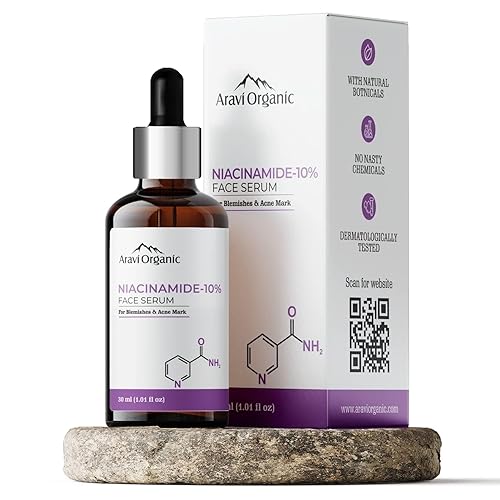 Verem 10% Niacinamide Face Serum - 30 Ml For Acne Marks, Blemishes & Oil Balancing Skin Clarifying Anti Acne Serum For Oily & Acne Prone Skin