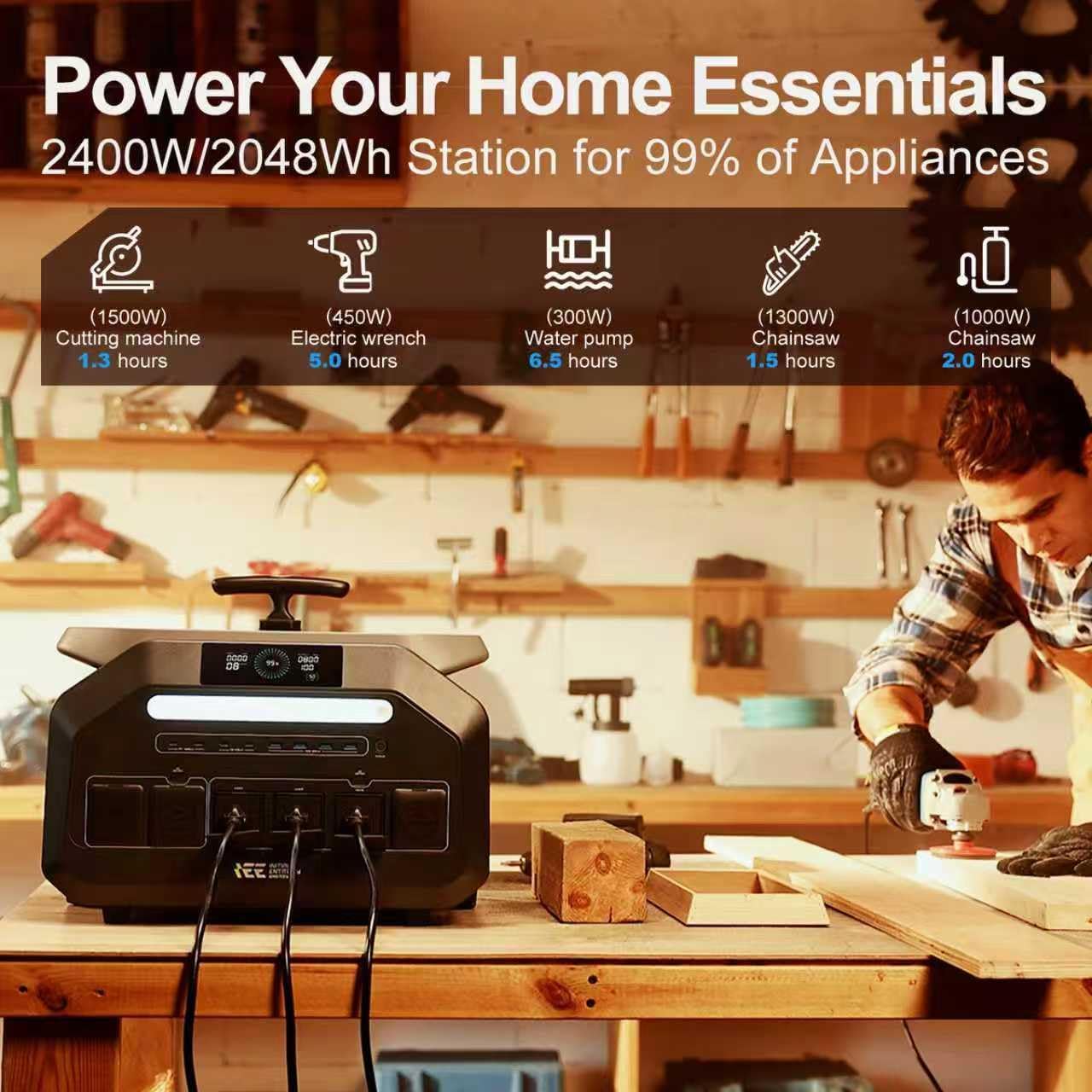 TerraVolt IEE P2400 with mobile app control