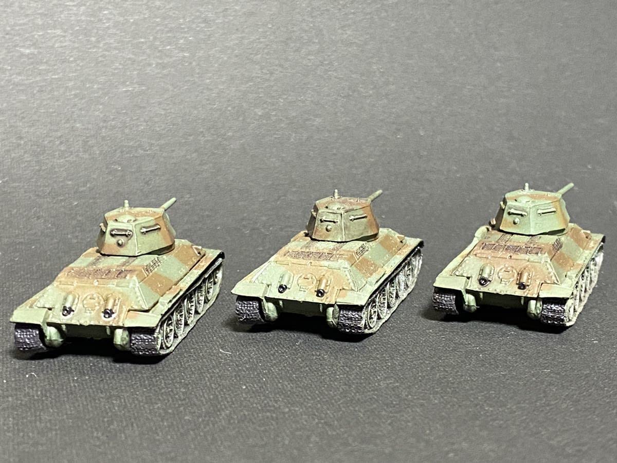 Amazon.co.jp: WTM7 1/144 T-34/76 1942年型2色迷彩x3両セット 【同梱