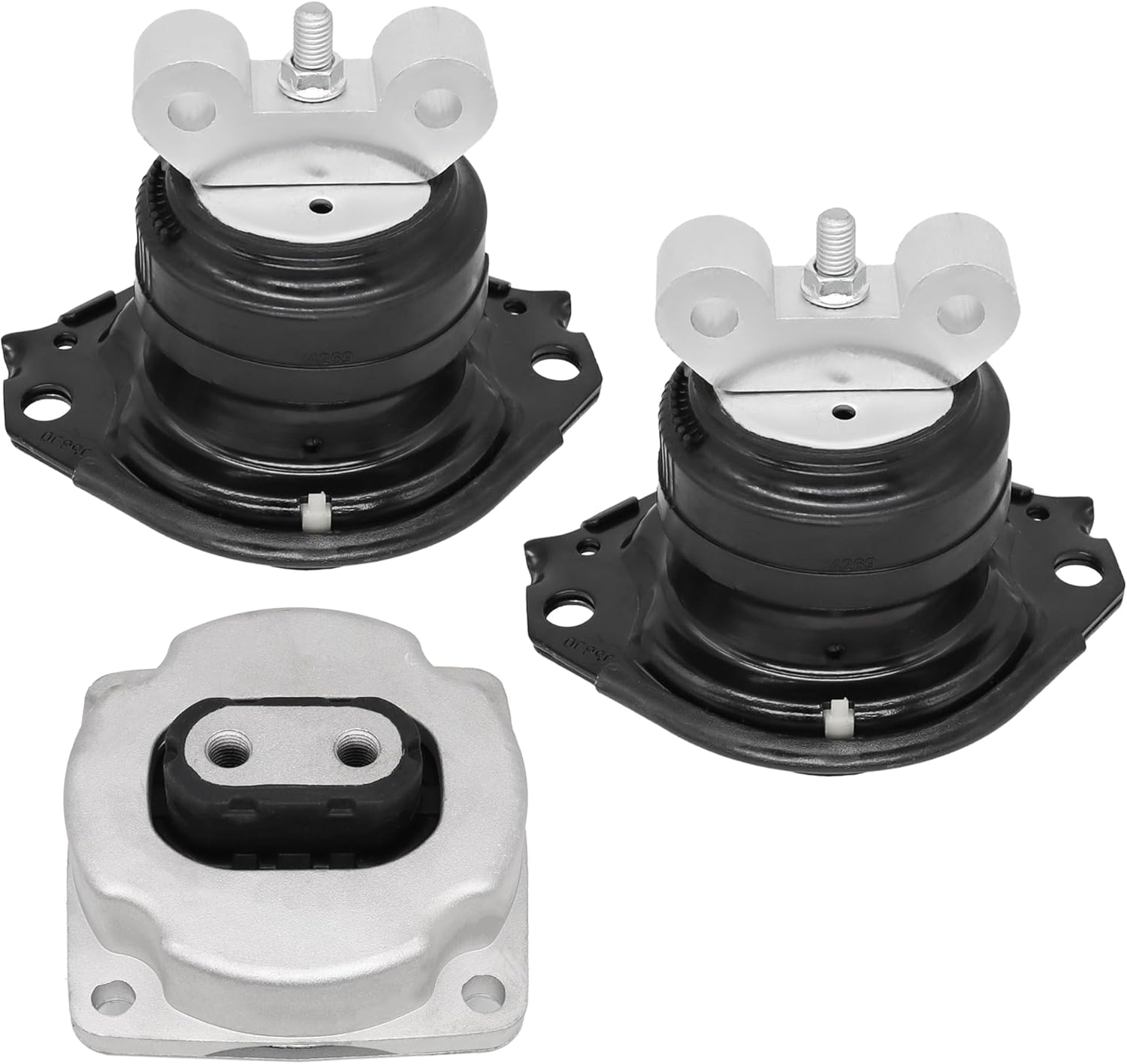 3Pcs Engine Motor & Transmission Mount Kit Fit for 2011-2022 Dodge Charger Challenger for 2011-2022 Chrysler 300 3.6L V6 5.7L V8 Replace# A5388 A5522 5090140AG 52124671AE 3262 3163