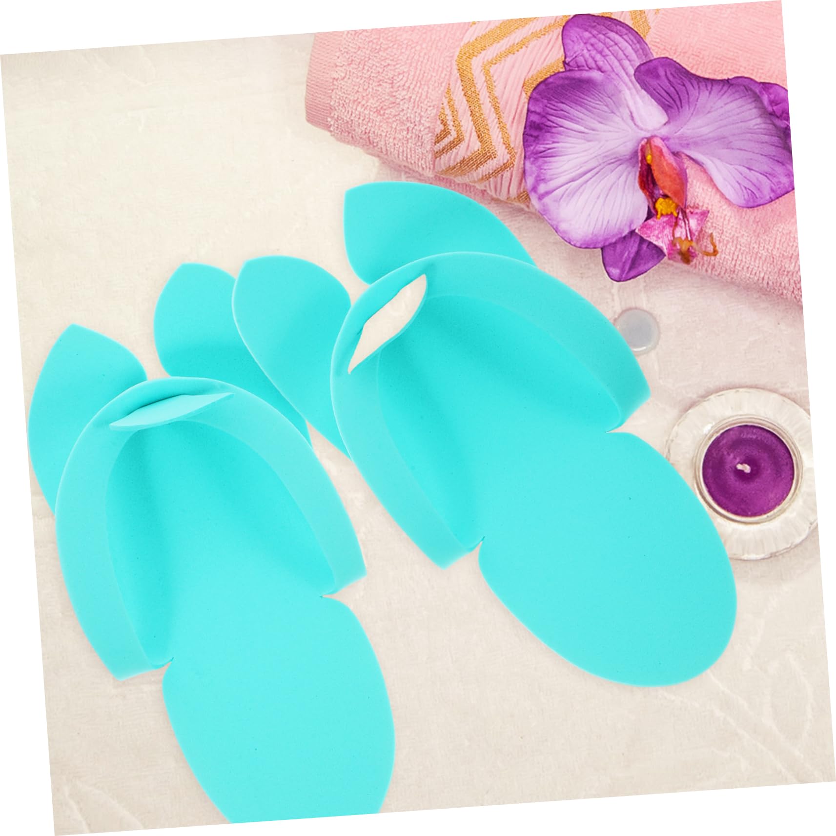 PLAFOPE 48 Paare Einweg Pediküre Slipper Rutschfeste Spa Pantoffeln Gäste Sandalen Aus Eva Leicht Für Damen Herren Reise Und Salon Fußpflege