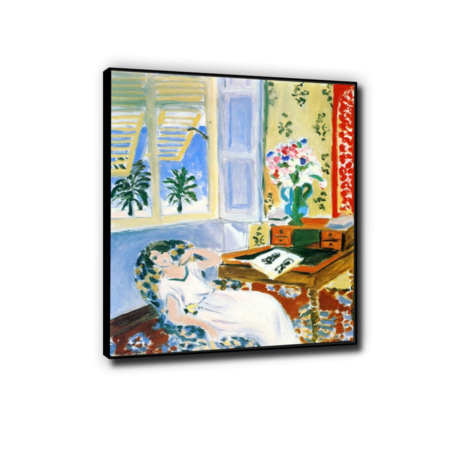 マティス 絵画 3点セット Amazon.co.jp: アンリマティス絵画インテリア抽象風景壁アート