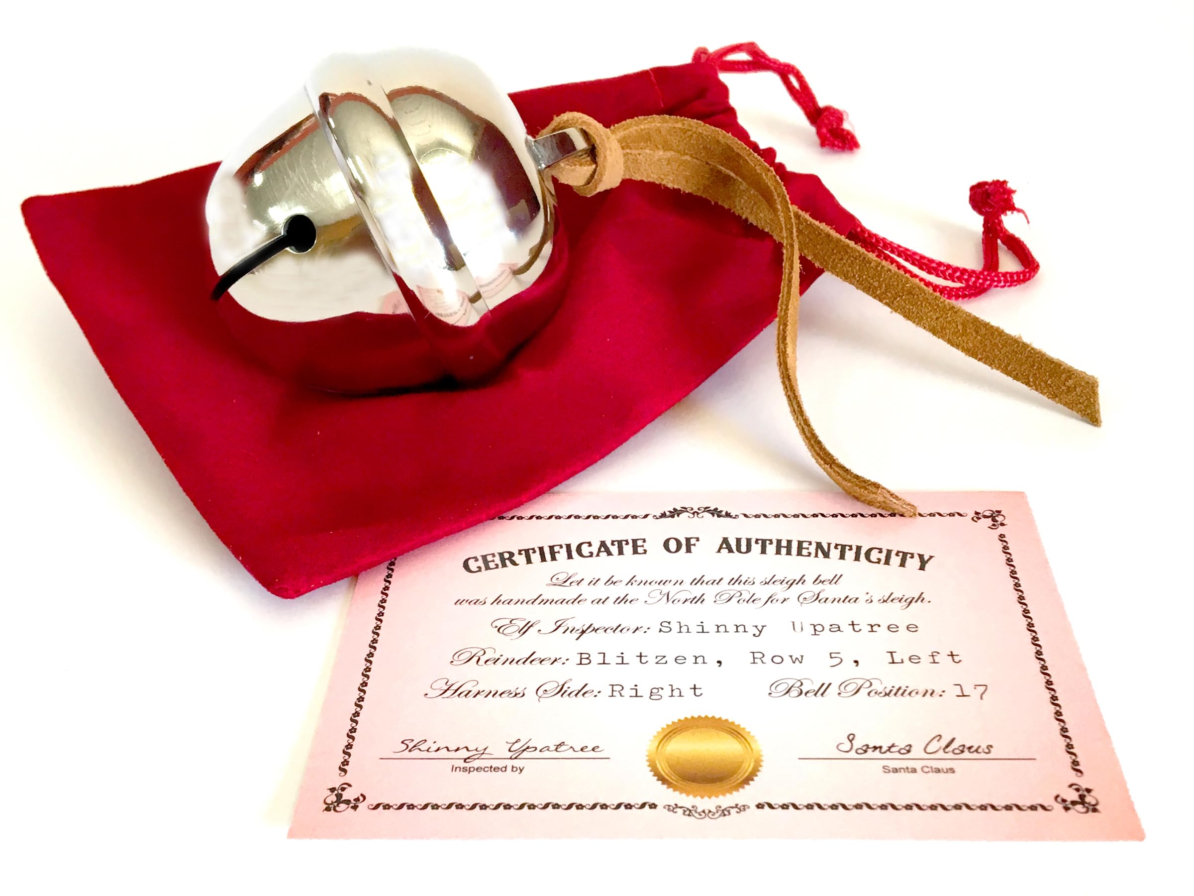 Kathe Wohlfahrt 1999年　サンタクロースベル　箱、保証書付き Amazon.com: Polar Exp Sleigh Bell and Certificate of Authenticity
