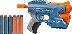 Nerf Elite 2.0 Volt SD-1 Lançador com mira luminosa, porta-dardos e 6 dardos de espuma, brinquedo para meninos e meninas, brinquedos de Natal para adolescentes e crianças acima de 8 anos