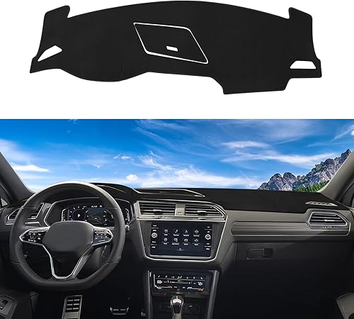 Miniatura 26 de Alfombrilla para tablero a medida para Toyota Tacoma 2005-2015, cubierta para salpicadero, tapete antideslizante, protector, protector solar, sin