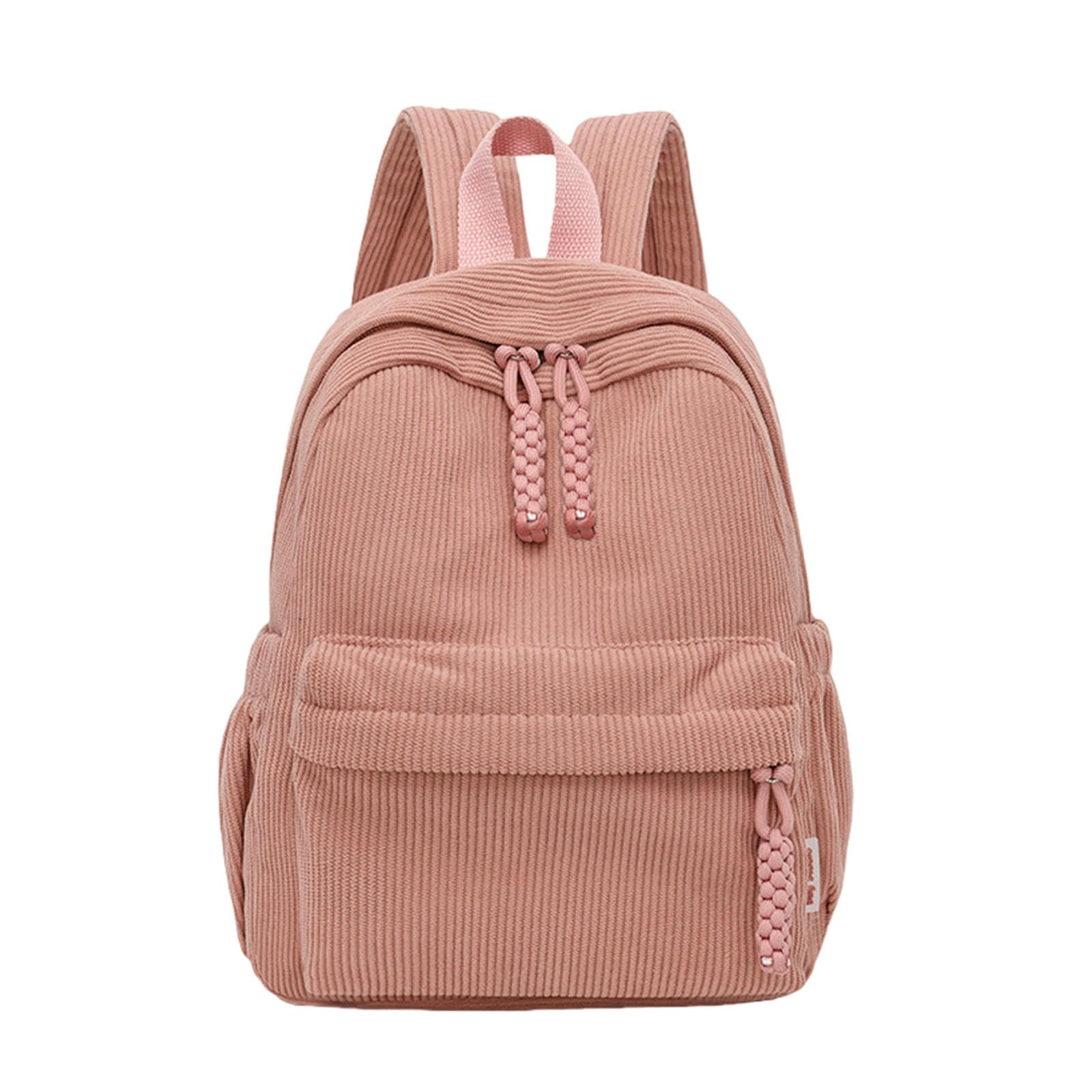 Schulrucksack Winter-Cord-Rucksack, Kleiner Studenten-Rucksack, Lässiger Cord-Rucksack, Wald-Rucksack
