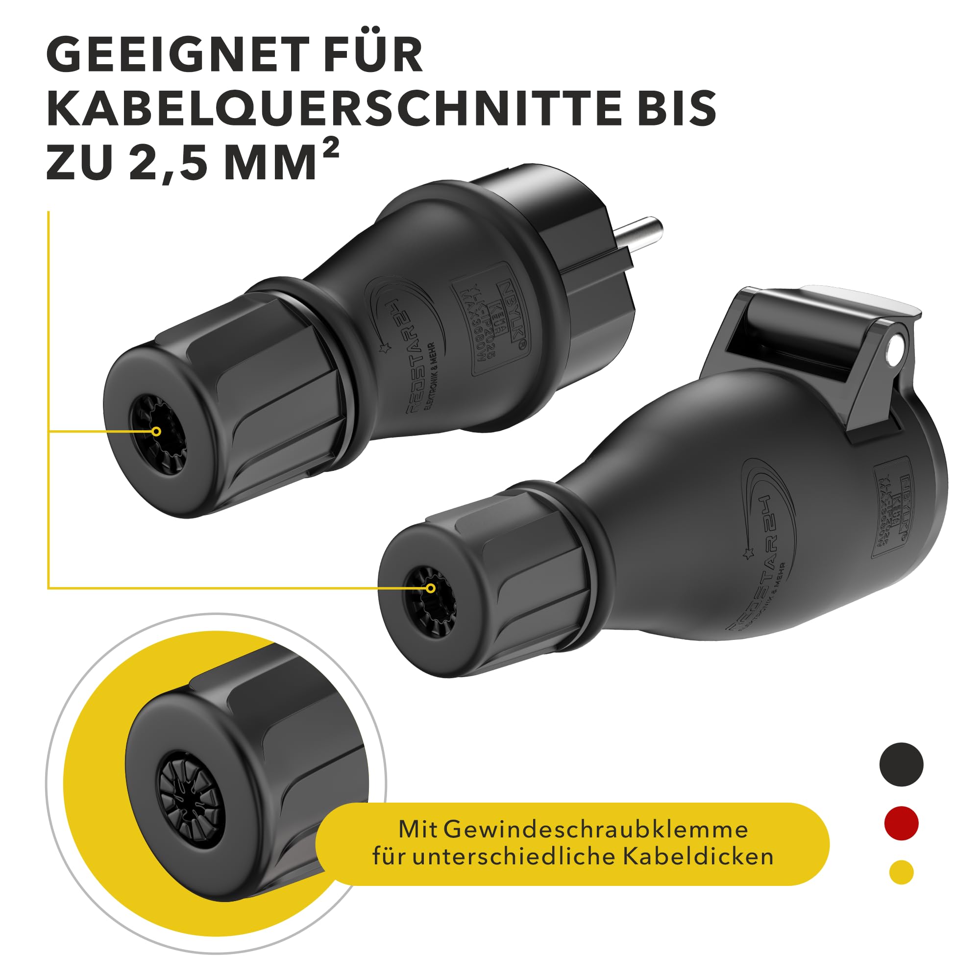 Brennenstuhl Frizione In Gomma Con Contatto Di Protezione | WhichOne - Foto 7