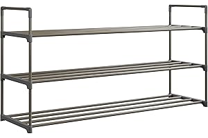 3-Tier Shoe Organizer for Closet: The Ultimate Long-Term Shoe Storage Solution in Gray