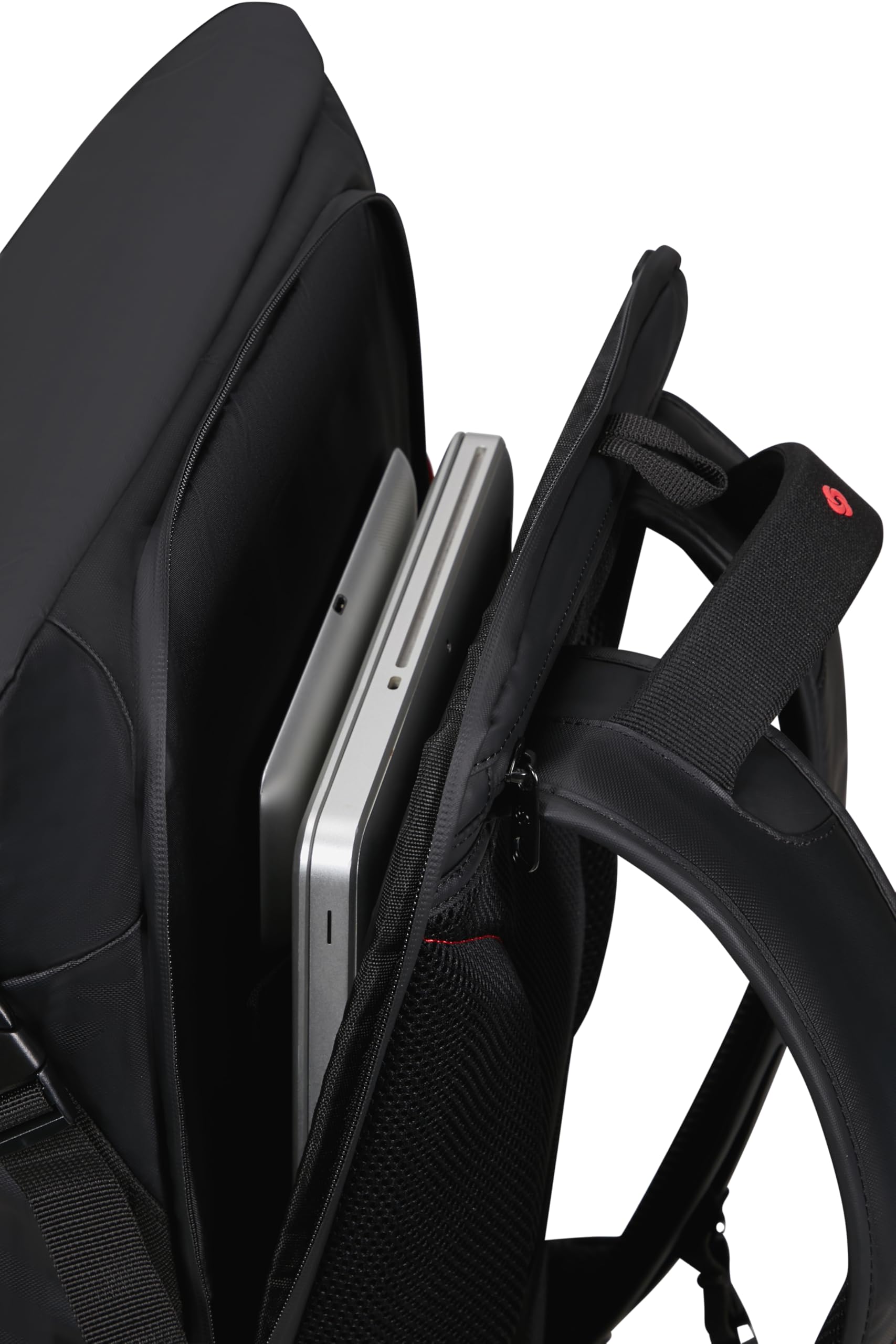 Samsonite Paradiver Light - Erweiterbarer Rolltop Laptop Rucksack 17,3 Zoll, 49 cm, 25/35 L, Schwarz