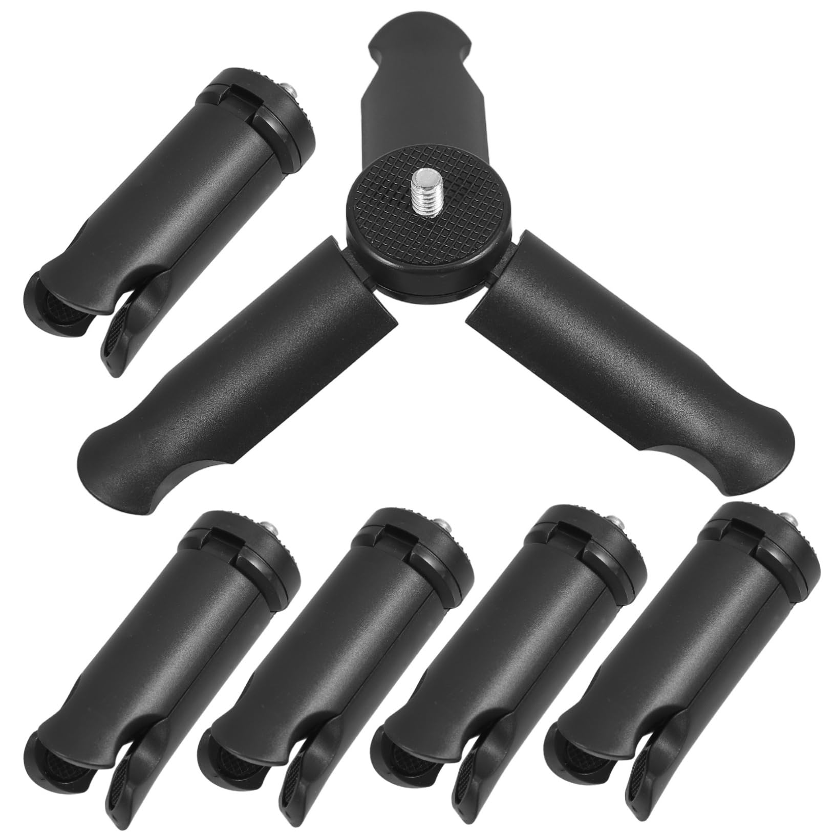 HOMSFOU Portable Mini Tripod 1/4 Screw Adapter for Cell Phone DSLR Cameras Foldable Camera Mount Stand Camera Tripod Head