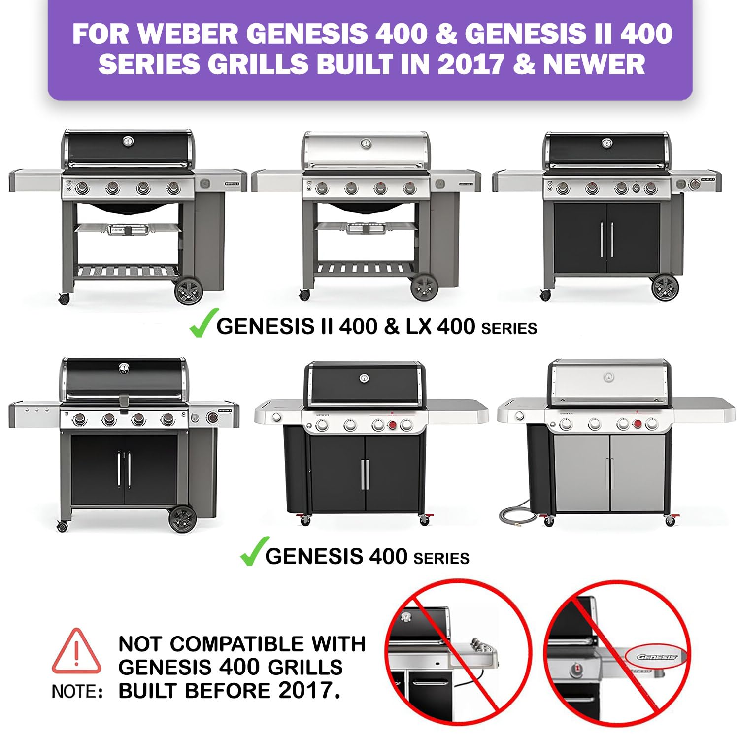 66089/66097 zamienne ruszt do grilla Weber Genesis II E-410, E-415, E-435, S-410, S-415, S-435, Genesis II LX E-440, S-440, Weber Genesis 2 GS4 części do grilla, żeliwo