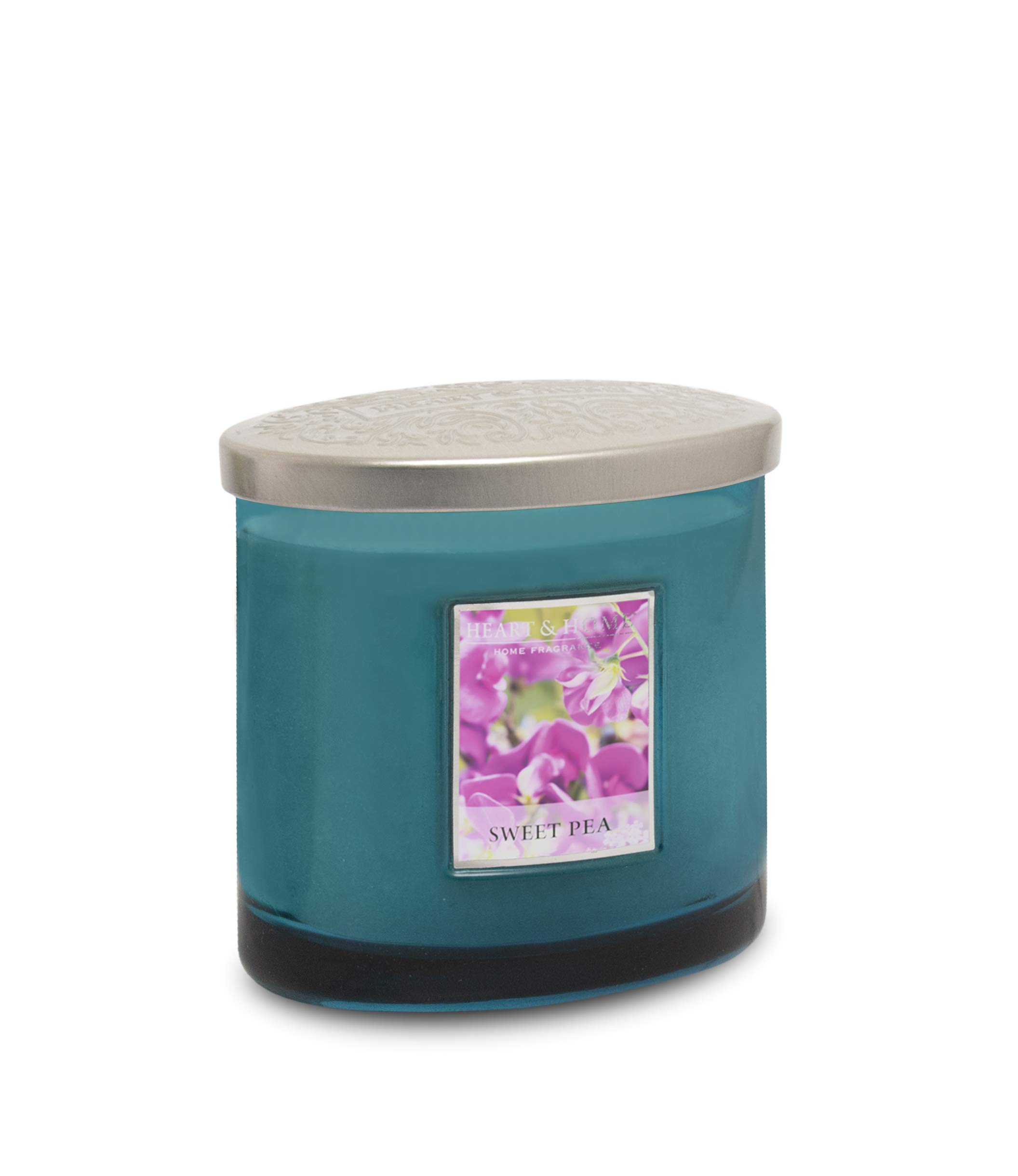 Heart & Home Twin Wick Ellipse Candle (Sweet Pea)