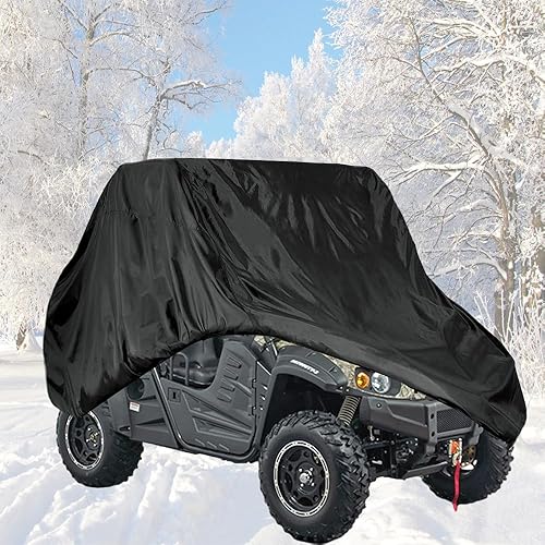 Chikia Hisun - Cubierta impermeable para UTV, accesorios Hisun 450 500 550 700 750 Massimo MSU, Axis, Coleman UT, Cub Cadet, CFMOTO ZFORCE CFORCE