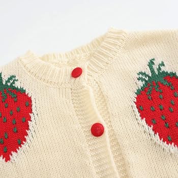 Amazon.com: Womens Kawaii Knit Crop Embroidery Strawberry Sweater Cute  Cardigan for Teen Girls Japanese Y2k Korean School Uniform Jacket :  Clothing, Shoes u0026 Jewelry