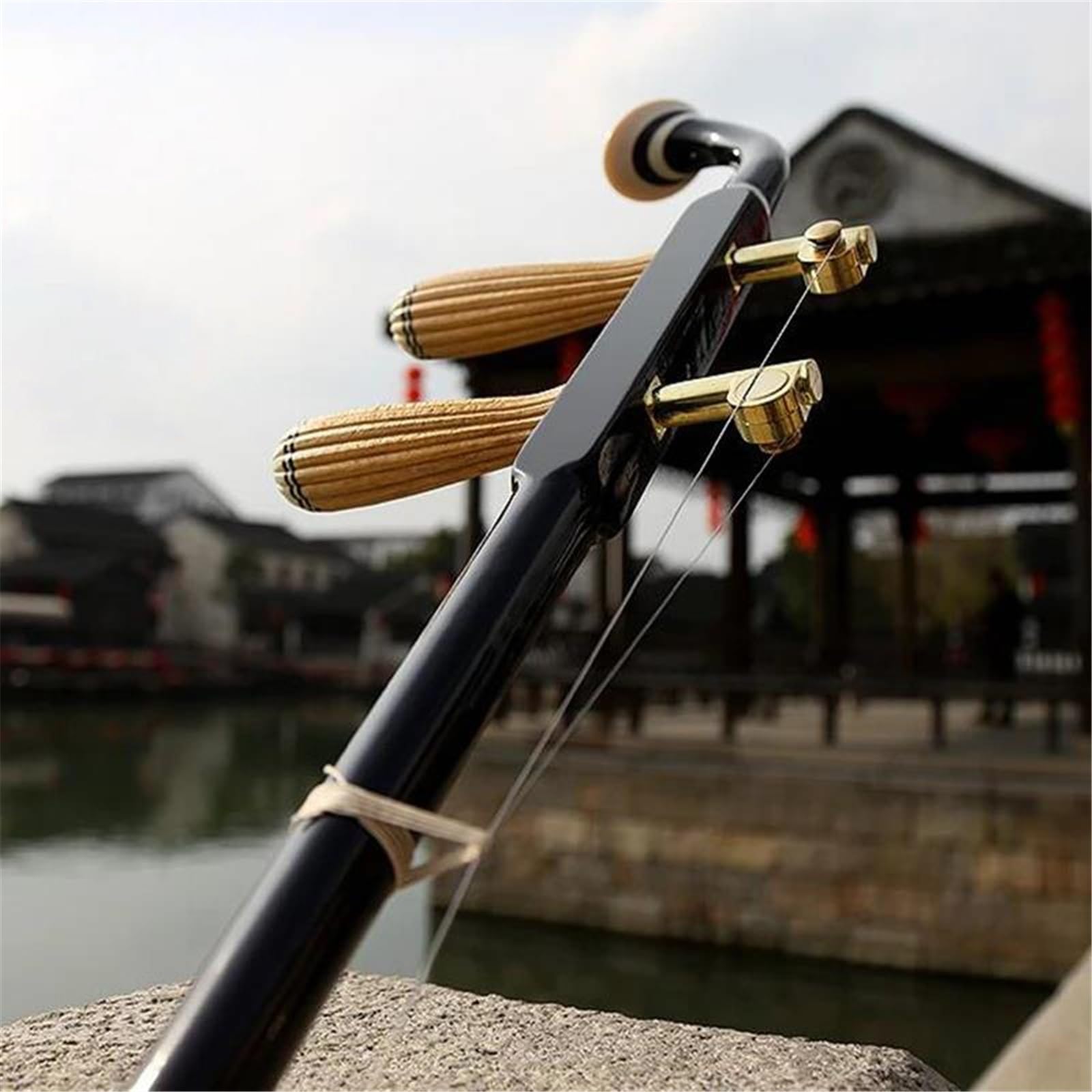 Erhu Cinese Accordatura Meccanica Con Albero In Rame Corde Strumenti Musicali Erheen Arco Di Cavallo Bianco Invia Libro Di Autoapprendimento
