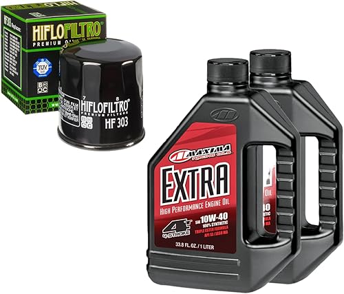 Kit de cambio de aceite para Polaris 2007 Trail Boss 330 sintético 10W-40