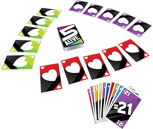 Miniatura 3 de Hasbro Gaming Juego de cartas de 5 vivos, juego de ritmo rápido para niños y familias, fácil de aprender, de 2 a 6 jugadores, divertidas actividades