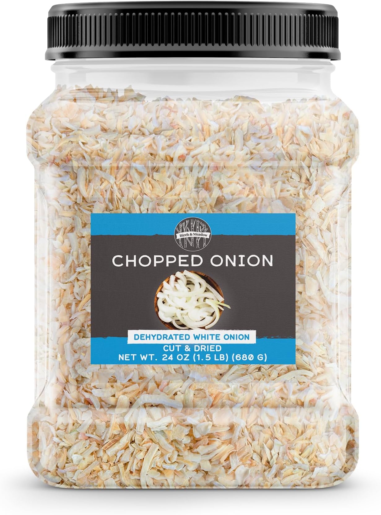 Birch & Meadow Chopped Onion, 1.5 lb, Cut & Dried, Soups & Casseroles, Versatile Ingredient